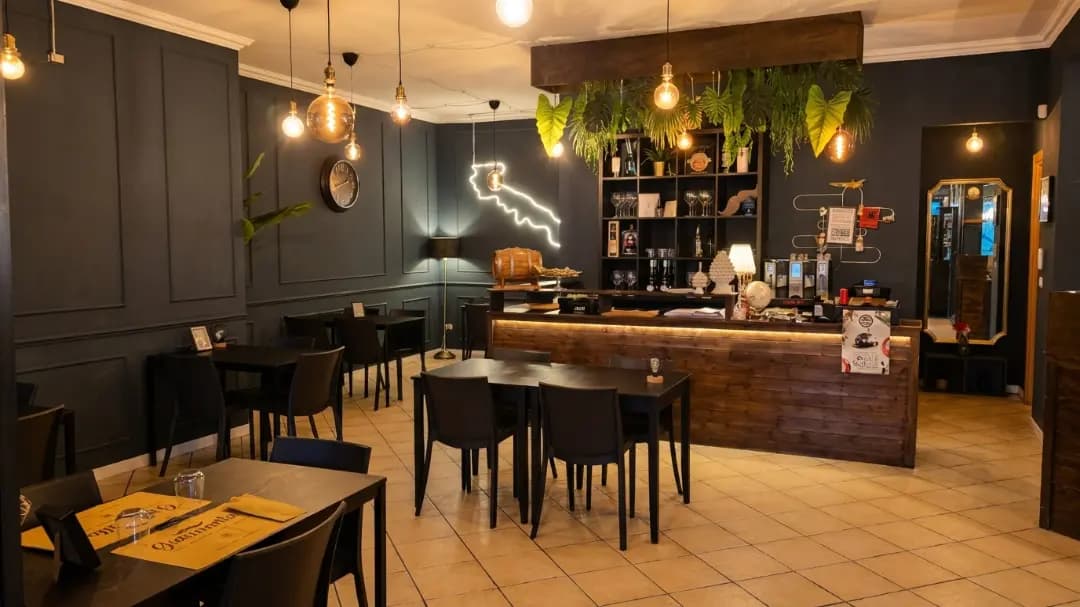 Il salone interno della Pizzeria Giammetta